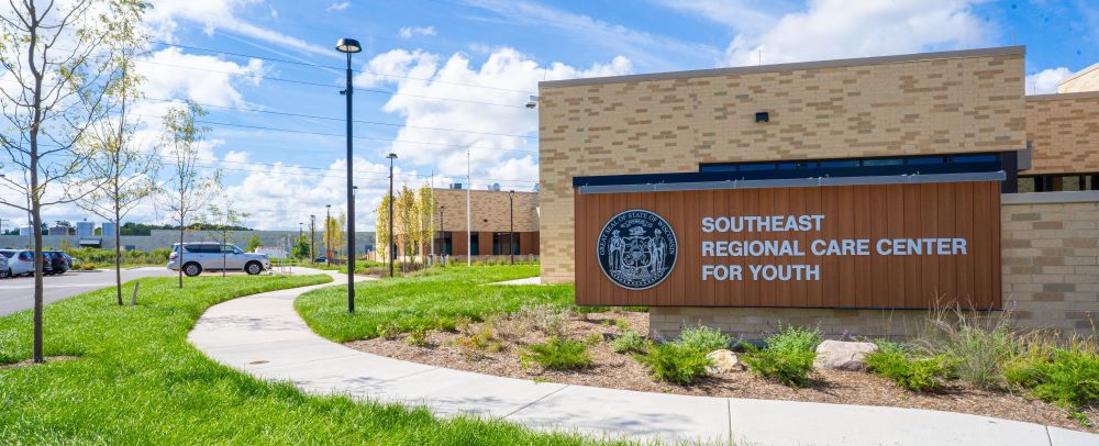 Sign at Southeast Regional Care Center for Youth
